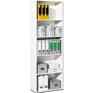 Witte boekenkast, stellingkast, kast - Somultishop Witte boekenkast, stellingkast, kast - Somultishop